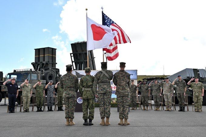 美日大規模軍演「利劍」本週已啟動,大分機場首度為「利劍」軍演所用。(圖/翻攝自X平台 @USForcesJapan)