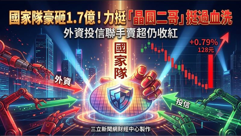 國家隊1.7億撐「晶圓二哥」挺過屠殺