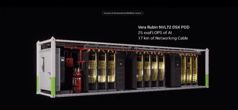 鴻海旗下鴻佰科技獲列NVIDIA DSX Pod全球夥伴,將推出Vera Rubin模組化AI工廠,最快14天完成部署。(圖/鴻海提供)