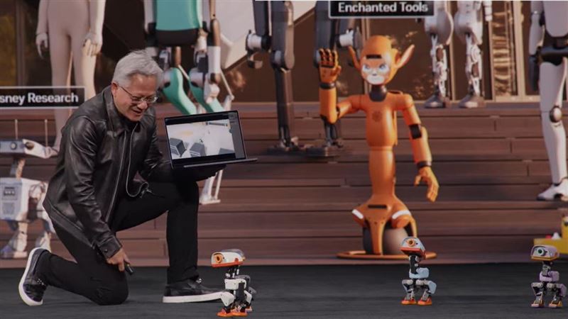 超萌機器鴨亮相！黃仁勳柏林演講懶人包