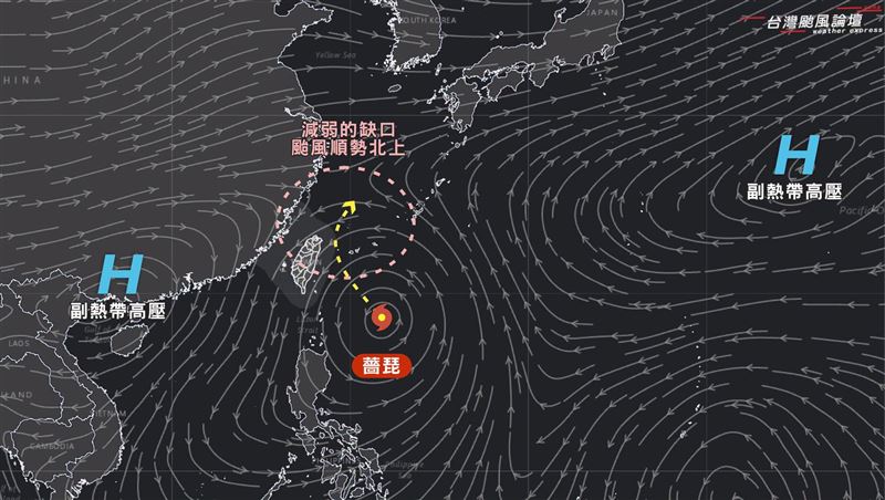 11:30發海警！薔琵進逼 明日中午恐發陸警