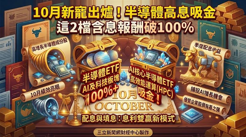 10月新寵出爐　這2檔含息報酬破100%！