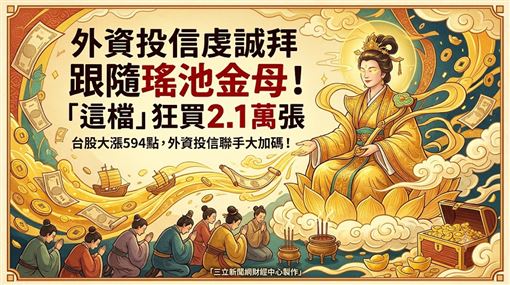 外資投信跟隨瑤池金母　買進這檔2.1萬張