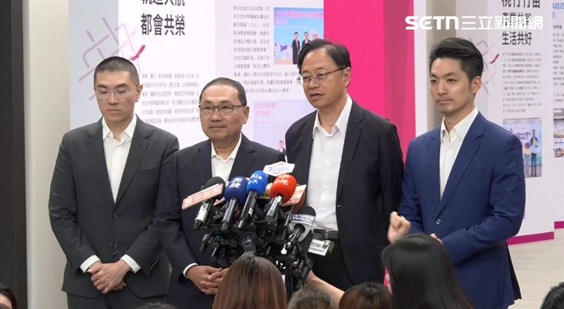 薔琵颱風來勢洶洶！北北基桃四市22日晚間八時宣布是否停班課訊息。（圖／新北市政府提供）