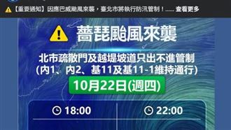 北市府出包？公告竟稱「這」颱風來襲