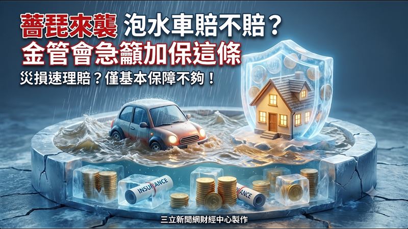 薔琵來襲　泡水車賠嗎？ 金管會籲保這條