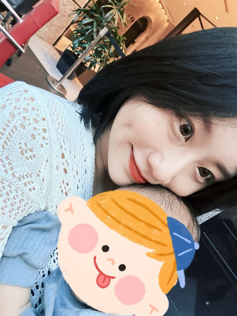 焦凡凡與婁峻碩兒子「小婁馬」。（圖／翻攝自IG＠fan0914fan）