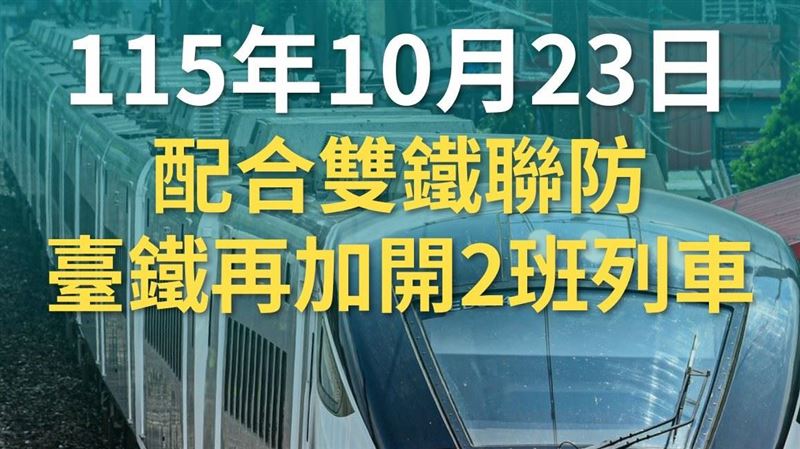 返鄉注意！薔琵逼近台鐵加開2班自強列車