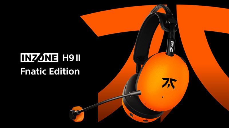 Sony與世界頂尖電競戰隊Fanatic聯名推出INZONE H9 II無線降噪耳罩式電競耳機Fanatic配色。（圖／台灣索尼提供）