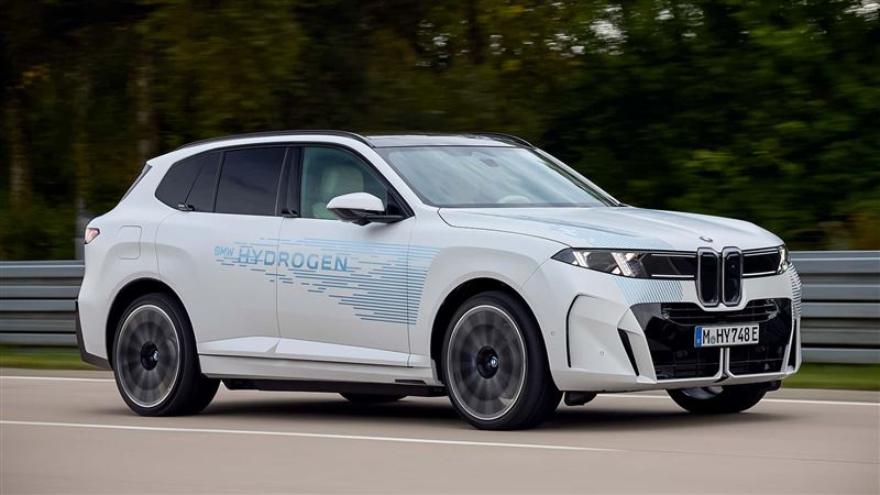 BMW iX5 Hydrogen氫燃料電動車。(圖/翻攝BMW網站)