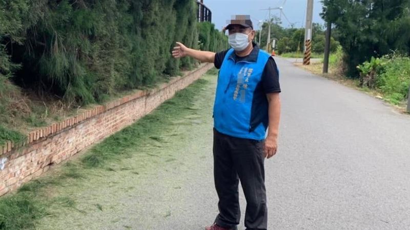 通霄鎮陳姓里長曾是中階公務員，退休後轉換跑道，卻在選舉前夕爆發醜聞。（圖／翻攝畫面）
