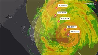 薔琵恐停滯打轉　粉專:2地登陸機率未排除