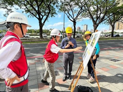 颱風薔琵來襲，高雄輕軌211顆樹木傾斜儀監測。（圖／翻攝畫面）