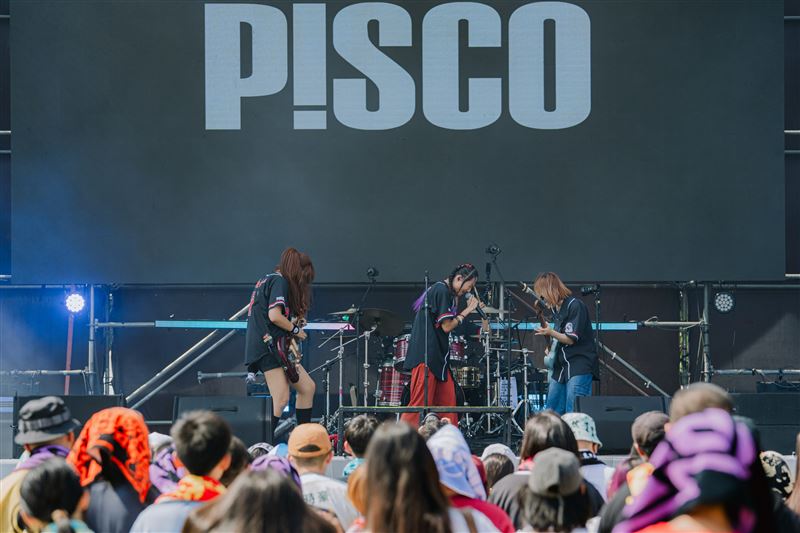 P!SCO日前登上潮派鹿港音樂祭。(圖/翻攝自P!SCO IG)