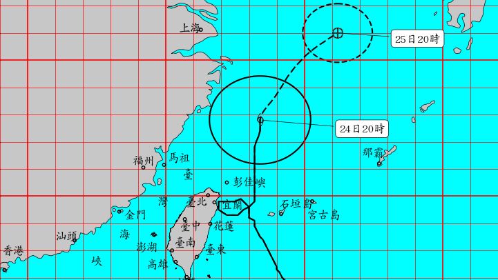 薔琵20:30解除海警　北部雨勢入夜趨緩