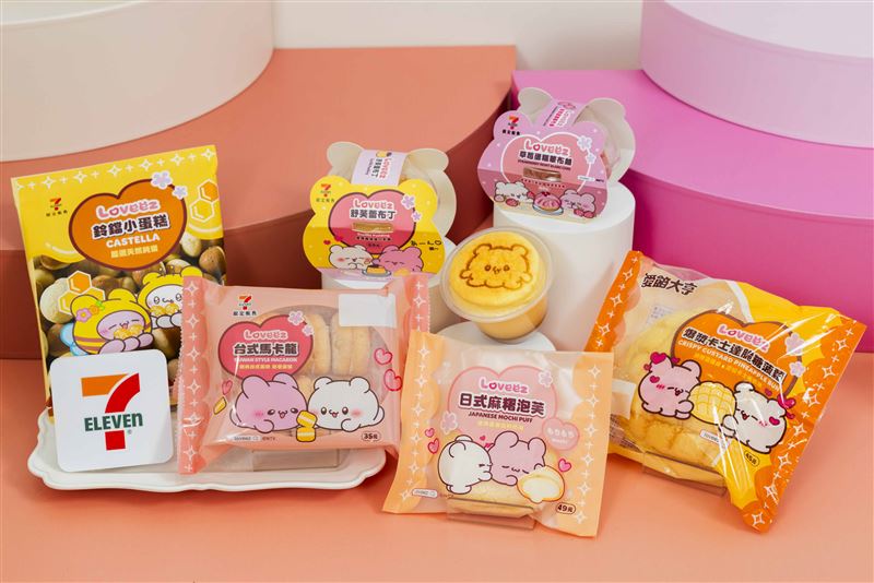 7-ELEVEN本次聯名商品價格落在百元內即可入手，包裝具甜蜜巧思，商品設計成雙成對「一起用餐」的包裝造型，購買兩件指定品項還可享OPENPOINT點數10倍送優惠。（圖／品牌業者提供）