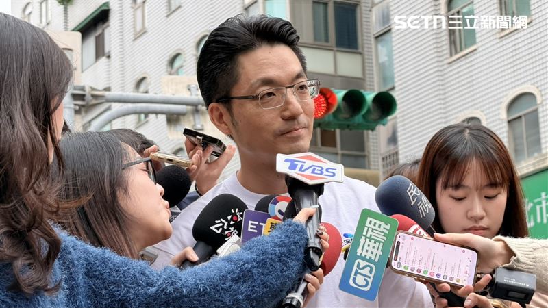 蔣萬安出席台北市議員陳錦祥競選總部成立(圖/記者陳思妤攝影)