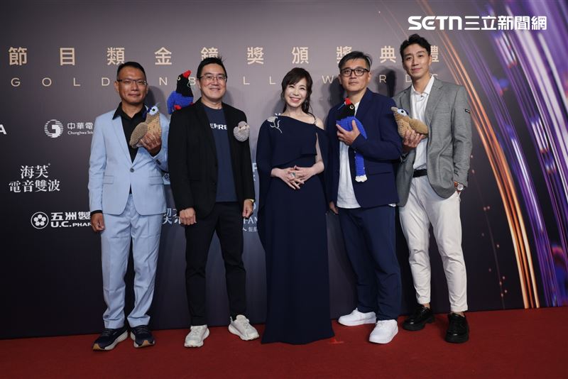 三立新聞部主播、生態導演白心儀(中)以《我的動物同學》入圍節目類導演獎。(圖/記者鄭孟晃、田俊彥攝影)