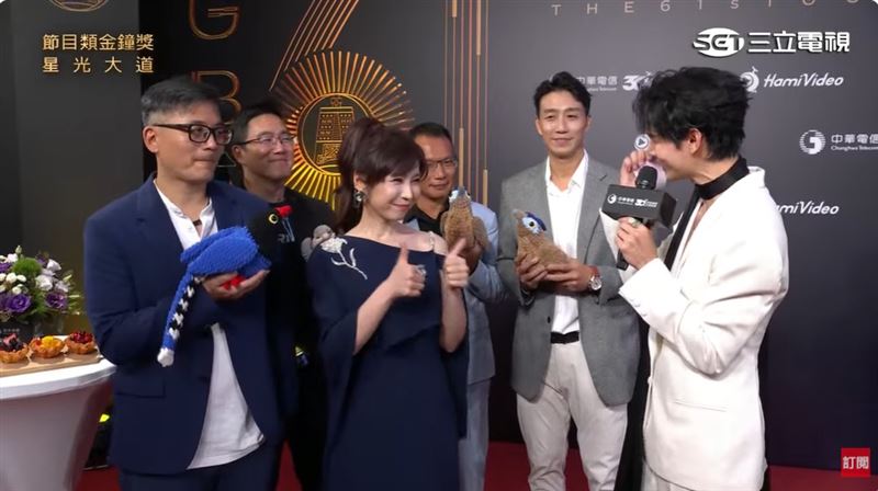 三立新聞部主播、生態導演白心儀(中)以《我的動物同學》入圍節目類導演獎