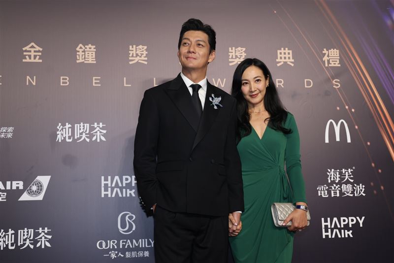 聶雲與老婆Judy感情恩愛。(圖/記者鄭孟晃、田俊彥攝影)