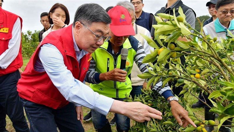 卓榮泰宜蘭勘災　要求農損補助3天核撥