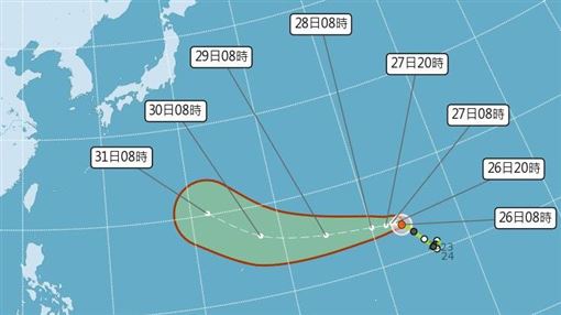 新／煙花升格中颱　最新路徑、對台影響曝