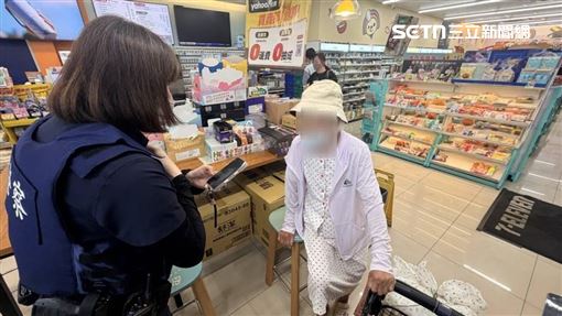 台南嬤尋友狂走4km迷途超商！暖警助返家