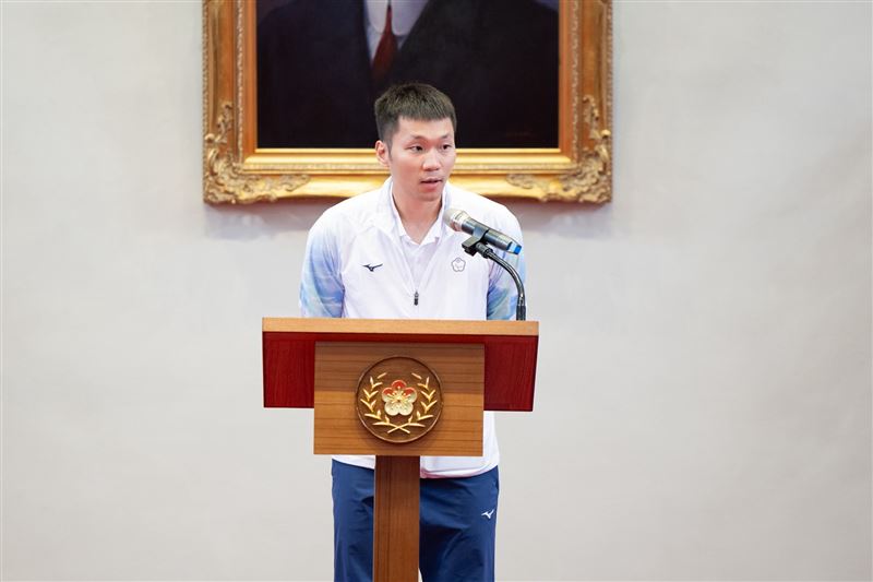 賴清德感謝運動部長李洋展現風度、堅守原則、據理力爭，捍衛選手的權益，維護國家尊嚴。（圖／總統府提供）