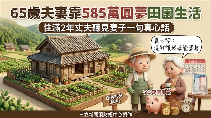 老農舍喜迎退休夢　他沒想到妻子會這樣說