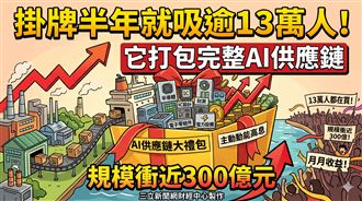 掛牌半年就吸13萬人　它打包完整AI供應鏈