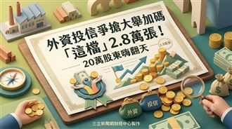 外資投信買這檔2.8萬張　股東嗨翻天