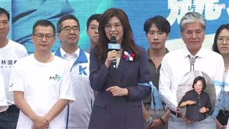 鄭麗文也綁飄帶！上頭「寫8字」挺蔣萬安
