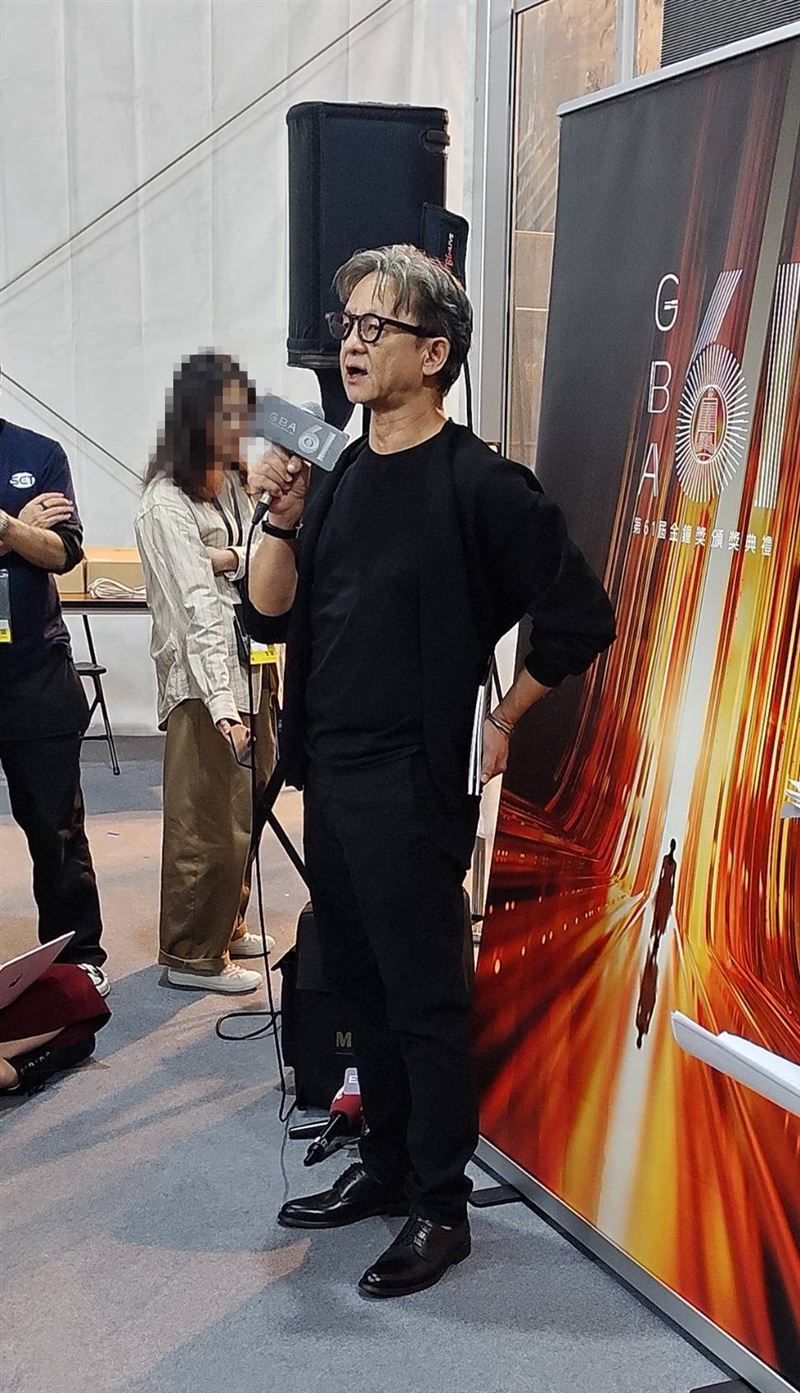 金鐘評審主委曹瑞原。(圖/記者鍾智凱攝影)
