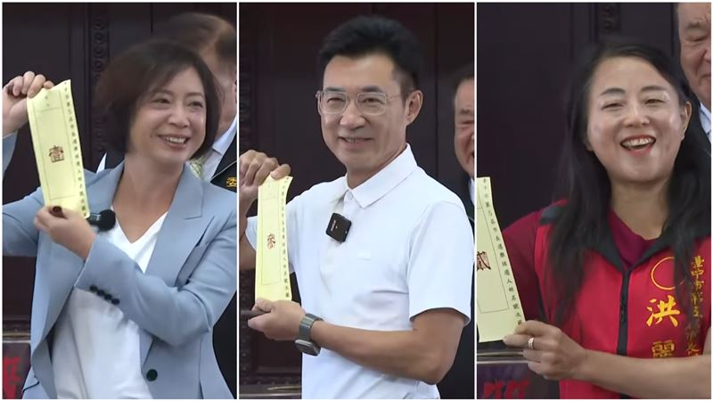新／台中市長3搶1！候選人號次出爐