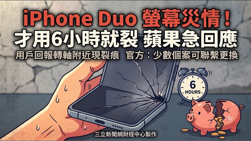 iPhone Duo螢幕破裂災情頻傳！蘋果回應了