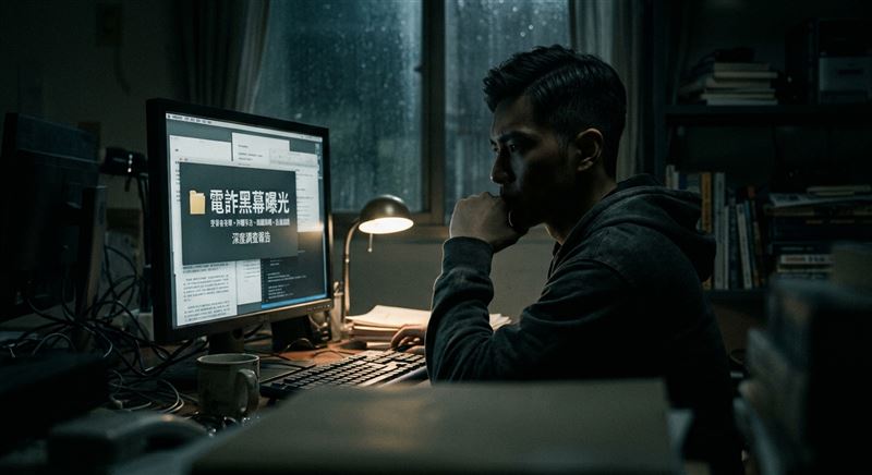 以「徽劍」為名活動,在微信公眾號上曝光電詐內幕的中國男子慘遭虐殺。(示意圖/AI生成)