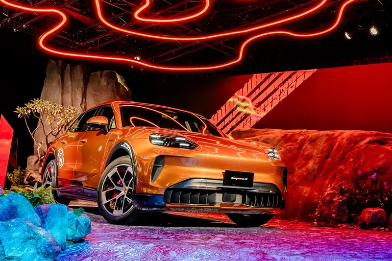 全新保時捷 Cayenne Electric電動休旅。(圖/Porsche提供)