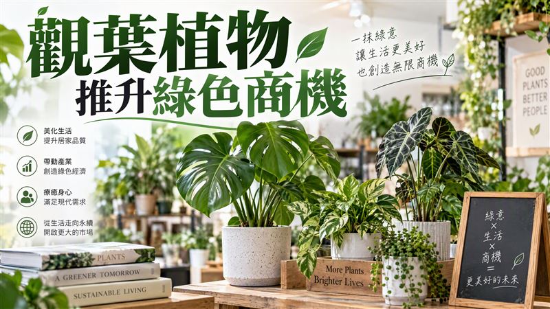 綠色商機！日本觀葉植物暴紅　催生回收潮