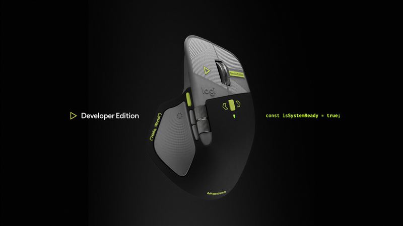 Logitech於29日推出 MX Master 4 SE「開發大師限量版」，並預告可期待其他限量款推出。（圖／品牌業者提供）