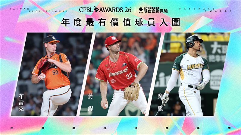 年度3大獎入圍名單公布！　MVP決選無本土