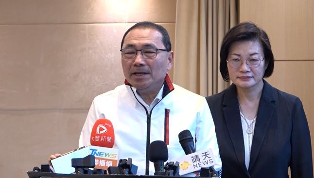 侯友宜談蔡康永事件受訪表示「每一個人不應該因為立場不同就要受到任何的壓力」。(圖/翻攝畫面)