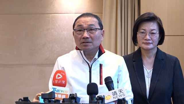 侯友宜受訪表示「我對李四川的選情從頭到尾都深具信心」。（圖／翻攝畫面）