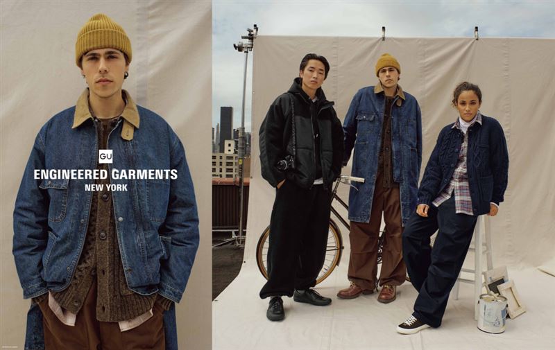 GU三度攜手紐約機能時尚品牌ENGINEERED GARMENTS 10月30日登場。（圖／品牌業者提供）