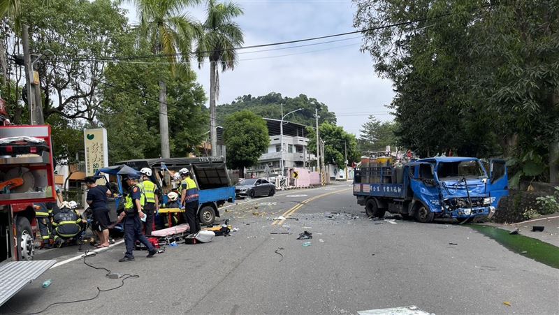 彰化田中死亡車禍！2貨車碰撞慘釀1死1傷