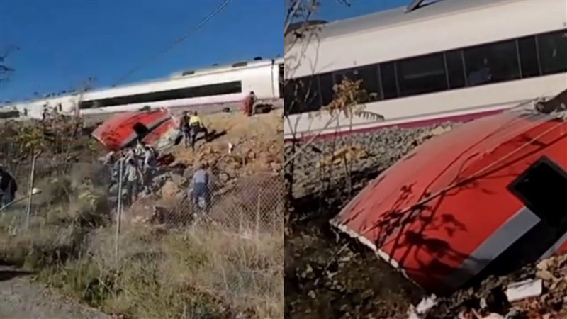 西班牙「高鐵追撞」！車廂翻落邊坡46死