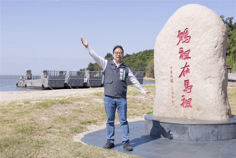 黃世杰快閃馬祖拋4大主張，被問桃園民調接近反應曝光