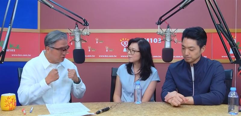 王偉忠專訪蔣萬安。(圖/翻攝自YouTube-中廣流行網 i like radio 頻道)