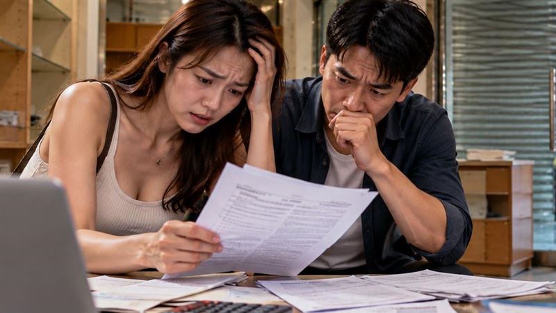 全台同時扛房貸與信貸的「雙貸族」人數43萬4098人創新高，平均每人負債約784萬元。（AI示意／記者陳韋帆製）