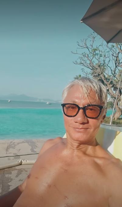 66歲林俊賢保養得宜，體態維持得不錯。（圖／翻攝自IG＠wilsonlam1023）