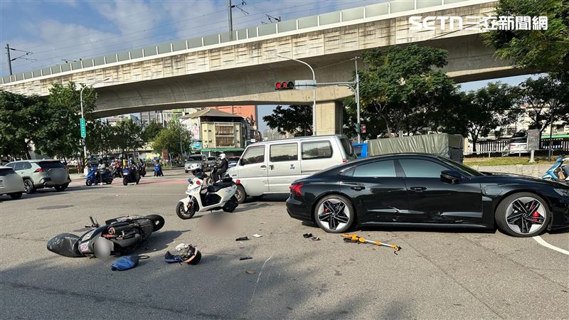 台中消防分隊長出車禍！命危搶救中
